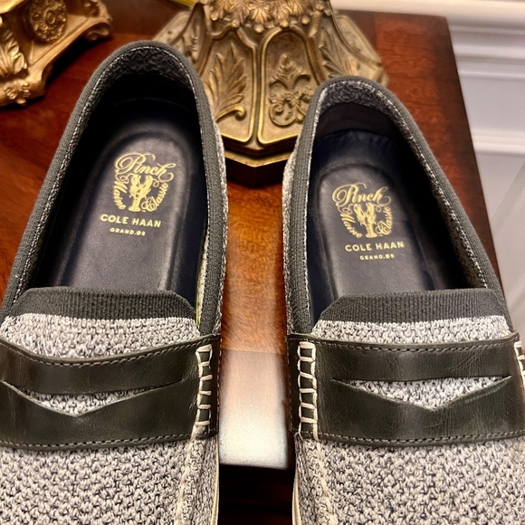 EUC Men\'s Cole Haan Pinch Grand OS Weekender Mesh Knit Luxe Penny Loafers Sz 12 main image 5